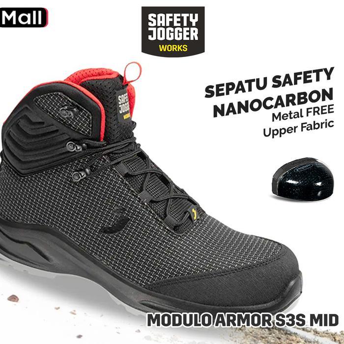 Spesial Produk Pilihan Safety Jogger Sepatu Safety Jogger Modulo Armor S3S Mid Sepatu Kerja Metal