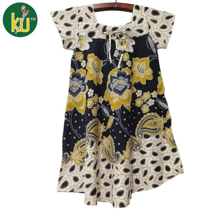 Kencana Ungu Daster Anak Klok Pita Label Hijau Daster Modis Motif Fashion Anak Klok Pita