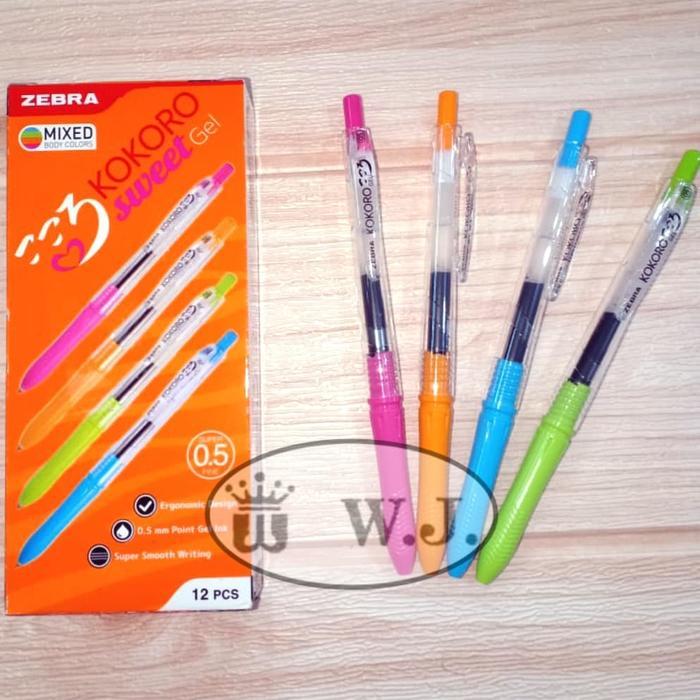Bolpoin ZEBRA KOKORO (Sweet Gel).