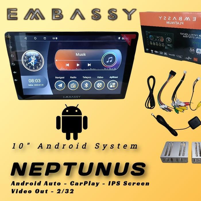 TV Mobil ANDROID EMBASSY 10 INCH 10 OS12 2/32gb