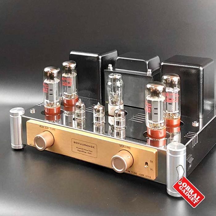 Integrated Stereo Tube Amplifier Reisong Boyuu MT-34 Tabung EL34 HiFi - Bluetooth