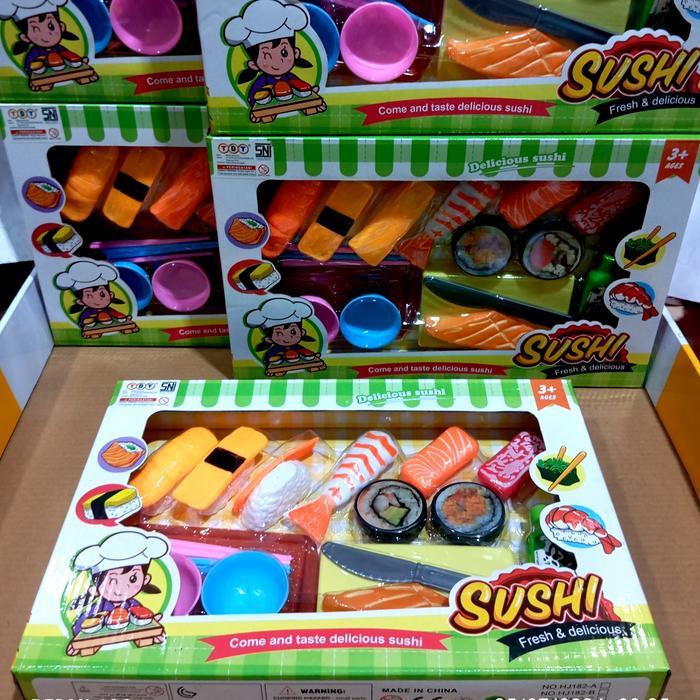 mainan anak sushi set / bento sushi set mainan anak
