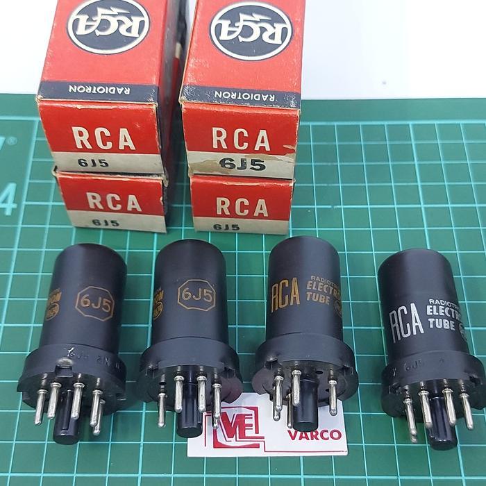 lampu tabung tube 6J5 RCA METAL