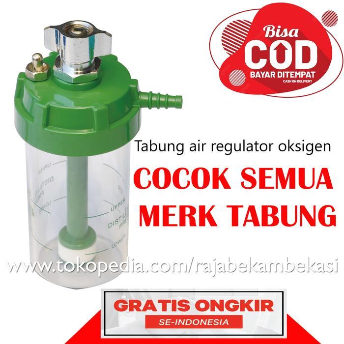 Ready tabung regulator oksigen medis / Tabung humadifier Oksigen