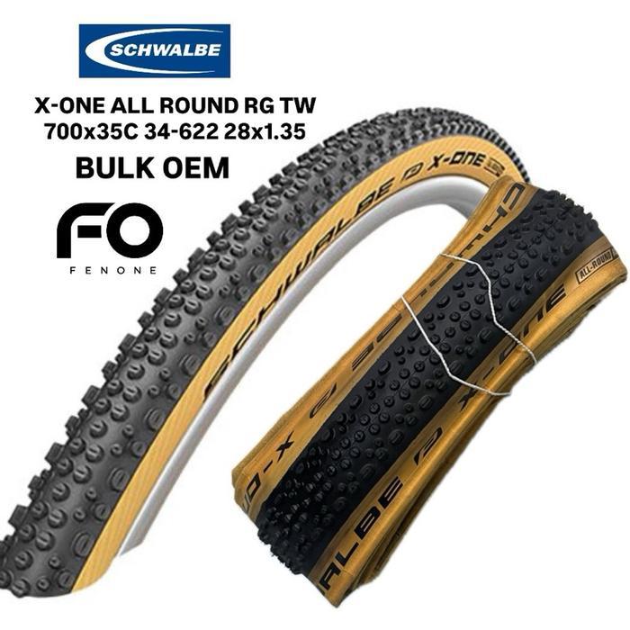 SCHWALBE TIRE X-ONE ALL ROUND RG TW 700X35C 34-622 28x1.35 BAN LUAR SEPEDA SCHWALBE TW BULK OEM