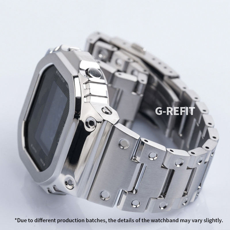 G-Refit V6.0 DW5600 GWB5600 GWM5610 Metal Bezel G5600 Stainless Steel Watchband Strap 5600 Wtach