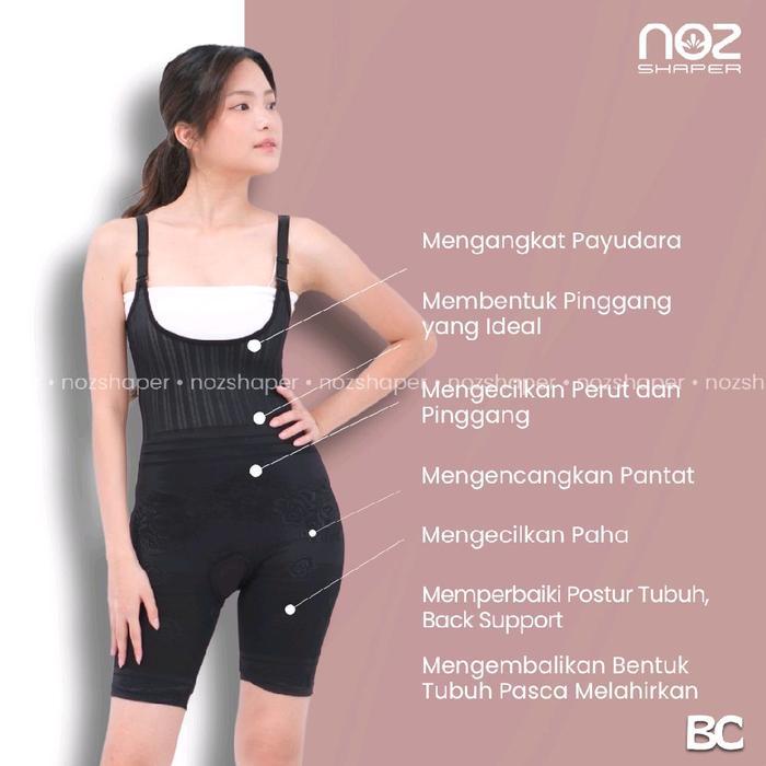 NOZSHAPER-BC Bodysuit Pants Shapewear Waist Trainer Corset, Korset Pelangsing