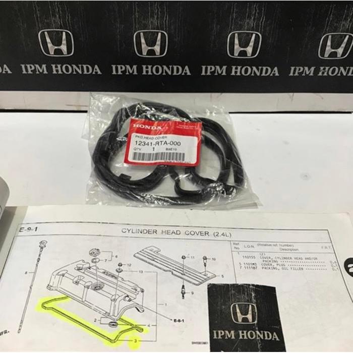 12341 Rta / Pna Packing Paking Cover Tutup Klep Honda Crv Gen 2 Rd4 Rd5 2002-2006 Cr-V Gen 3 2.4