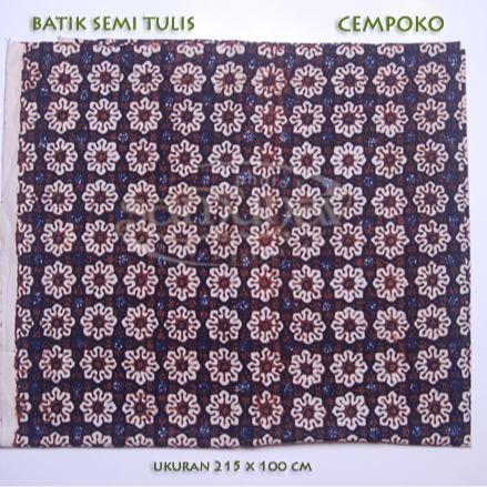 Kain Jarik Batik Yogyakarta Cap Semi Tulis Motif Cempoko