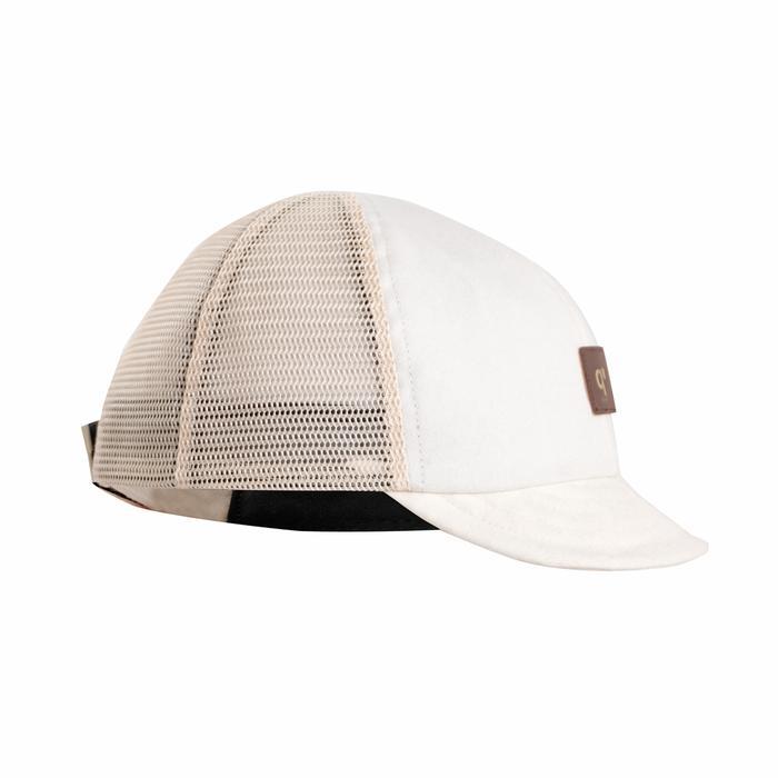 Quarembilz - Cycling Cap / Topi Sepeda / Running Cap / Sport Cap - Trucker Ivory *