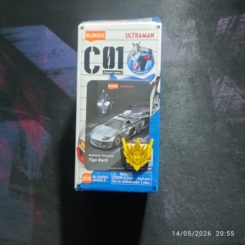 Figure Wheels C01 Ultraman Tiga Dark Secret