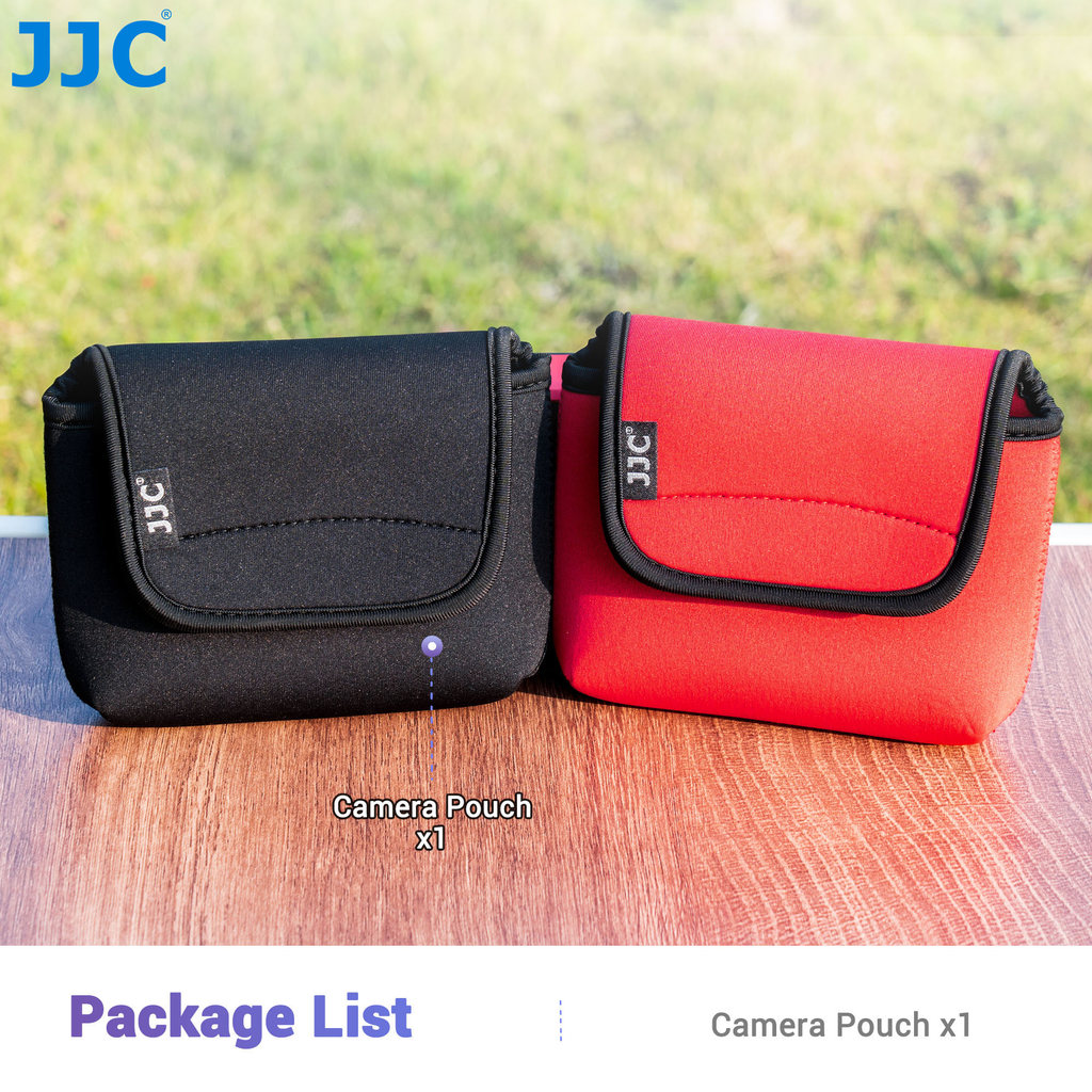 JJC Neoprene Camera Travel Pouch Case for Leica D-LUX 8 D-LUX 7 SOFORT 2 Instant Camera Leica