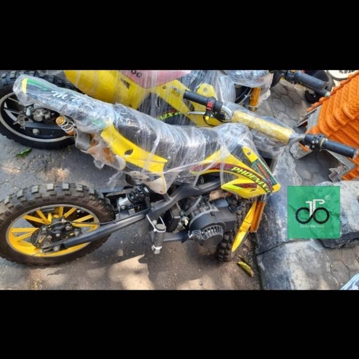 mini motor trail 2tak 50cc Double Starter (seken kondisi bagus)