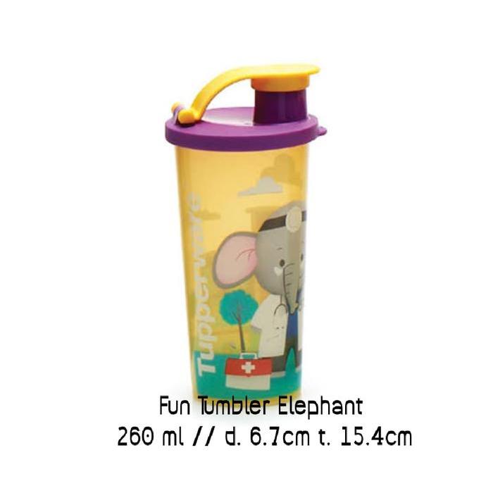 Tupperware Ori - Fun Tumbler 260ml Panda / Elephant / Advanture
