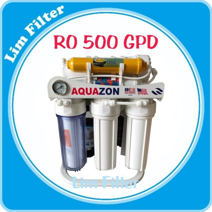 REVERSE OSMOSIS RO 500 GPD TYPE STANDING MESIN AIR MINUM - MERK AQUAZON / UK