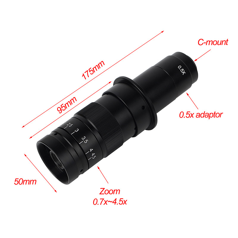 . 4K 48Mp Video Microscope Hdmi Usb Industrial Microscope Camera -