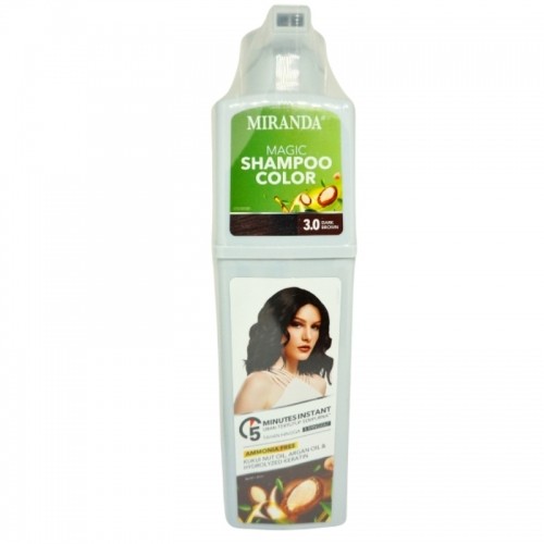 MIRANDA DARK BROWN SHAMPOO 80ML BTL