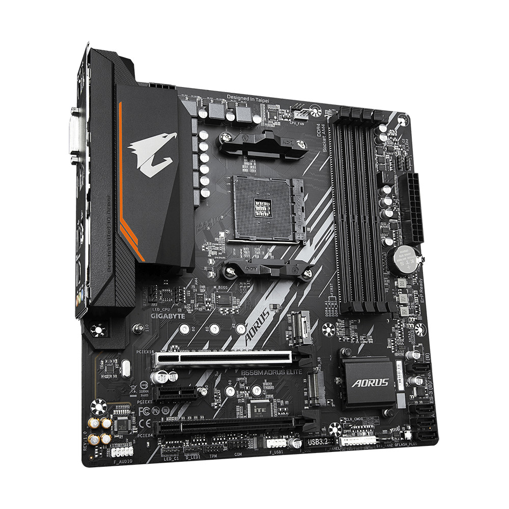Gigabyte B550M AORUS ELITE Motherboard Micro ATX AMD B550 Socket AM4 DDR4