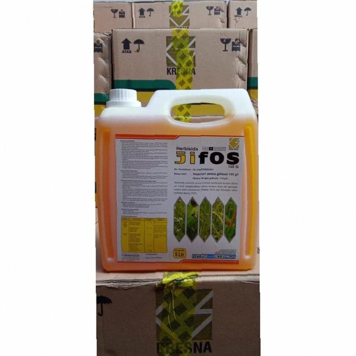 READY Stok JIFOS 5L 5Liter HERBISIDA GLIPOSAT KERING SAMPAI AKAR sama Gempur bablas Roundup Hot Item