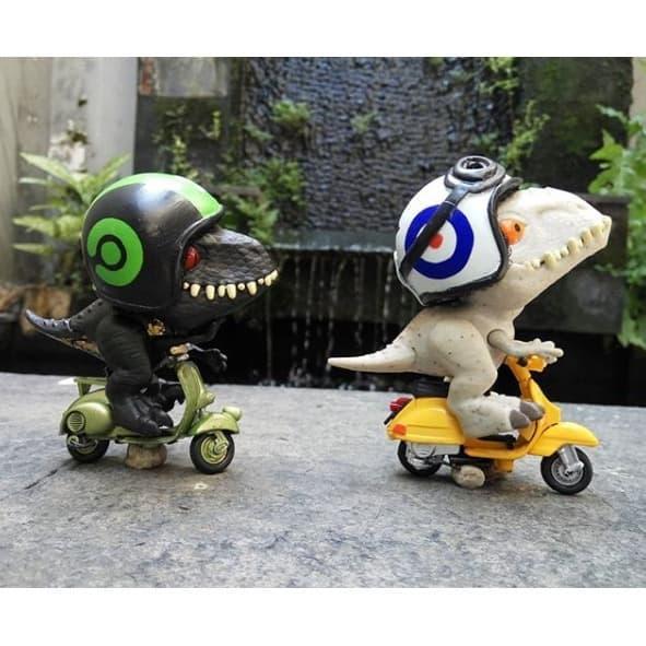 Helm Jurassic World Snap Squad Vespa Helmet Dinosaur Indomnus Rex Trex
