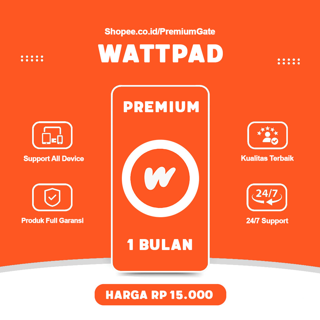 Wattpad Premium 1 Bulan
