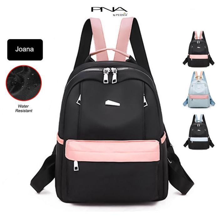 Oneda Bag - Pna Joana Water Resistant Ransel Korea Tas Wanita Punggung Kantor Kerja Sekolah Kuliah