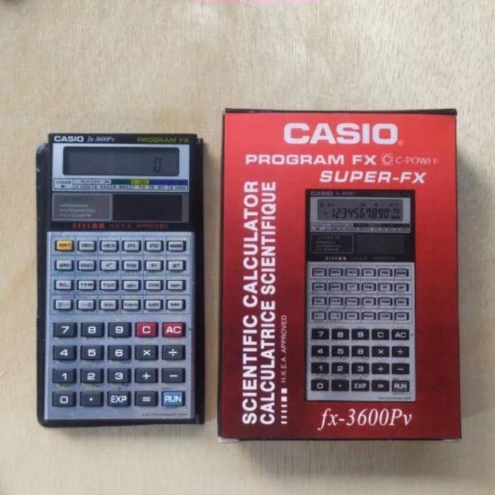 Casio Fx 3600 pv Kalkulator Scientific Programmable fx3600pv Original Promo Premium