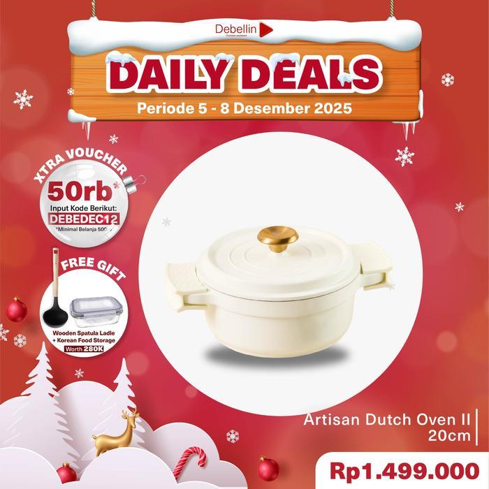 Debellin Artisan Dutch Oven II - Panci Anti Lengket Premium