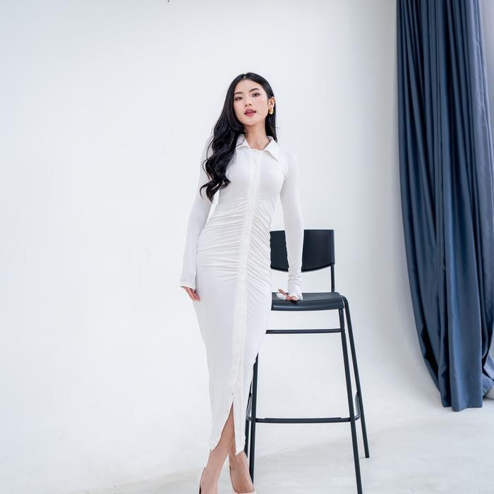 DresQuu- Fayanna Wrinkle Dress Fit