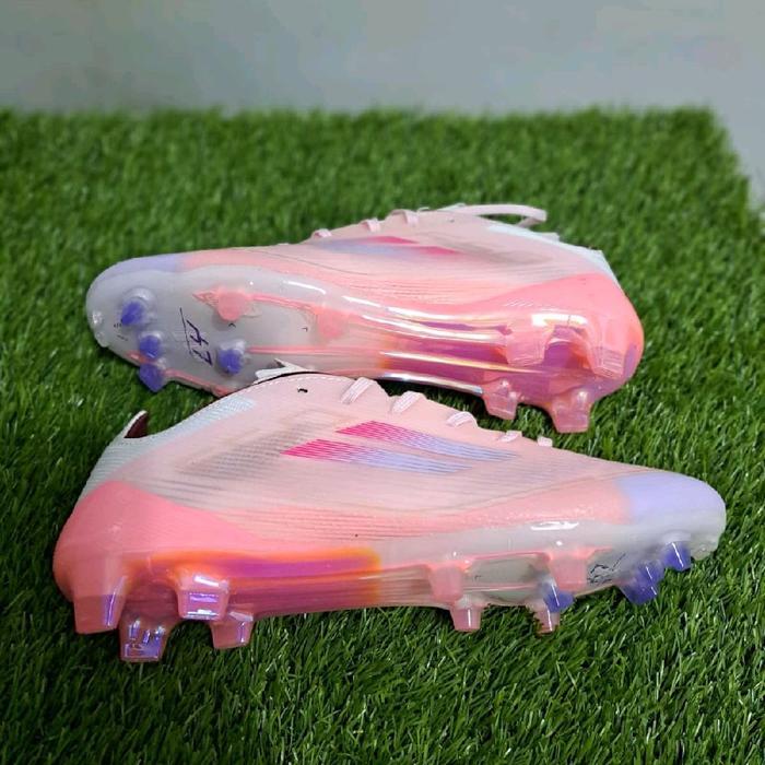 Sepatu Bola Soccer F50 Elite Pink Lamine Yamal Fg Boots