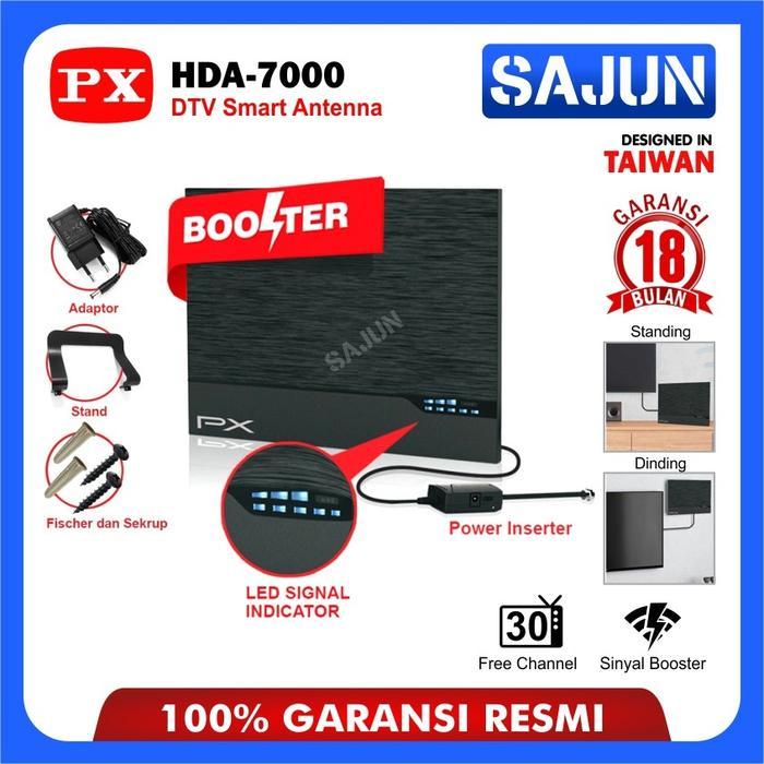 MURAH PX HDA7000 Antena TV Digital Indoor HD Booster HDA-7000