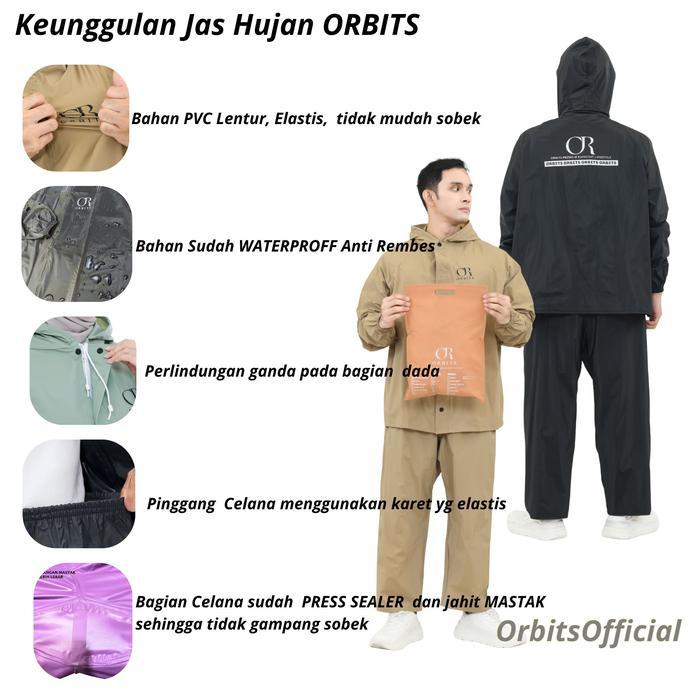 BEST SELLER  Jas Hujan Mantel Original Pria Wanita Anti Rembes Jas Hujan, Mantel Pvc Waterproof