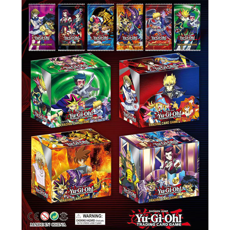 New 288Pcs YuGiOh Card Game English Duel Structure Deck Yu Gi Oh Board flash card