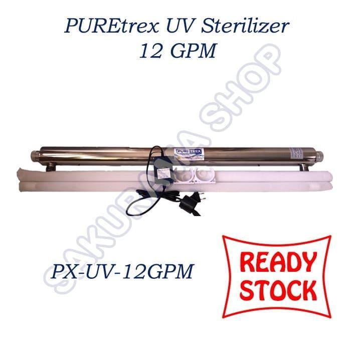 PUREtrex UV Sterilizer 12 GPM RO UV Sterilizer Lampu UV Sterilizer