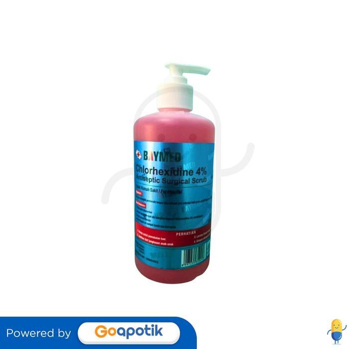 Ready BAYMED CHLORHEXIDINE 4% 500 ML BOTOL