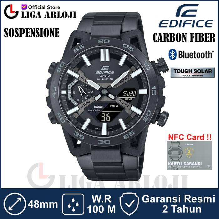PROMO BESAR Casio Edifice ECB-2000DC-1BDF Jam Tangan Pria Bluetooth ECB-2000DC-1B ECB2000DC ECB