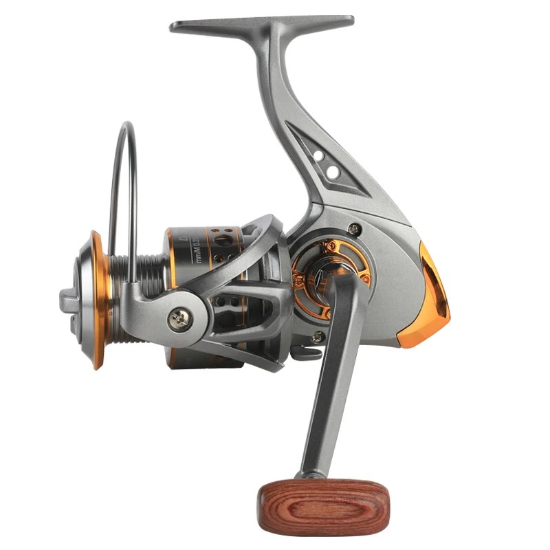 DC 1000~7000 Series,5.2:1 Gear Ratio,26LB Max Drag,CNC Metal Spool,Spinning Fishing Reel,For
