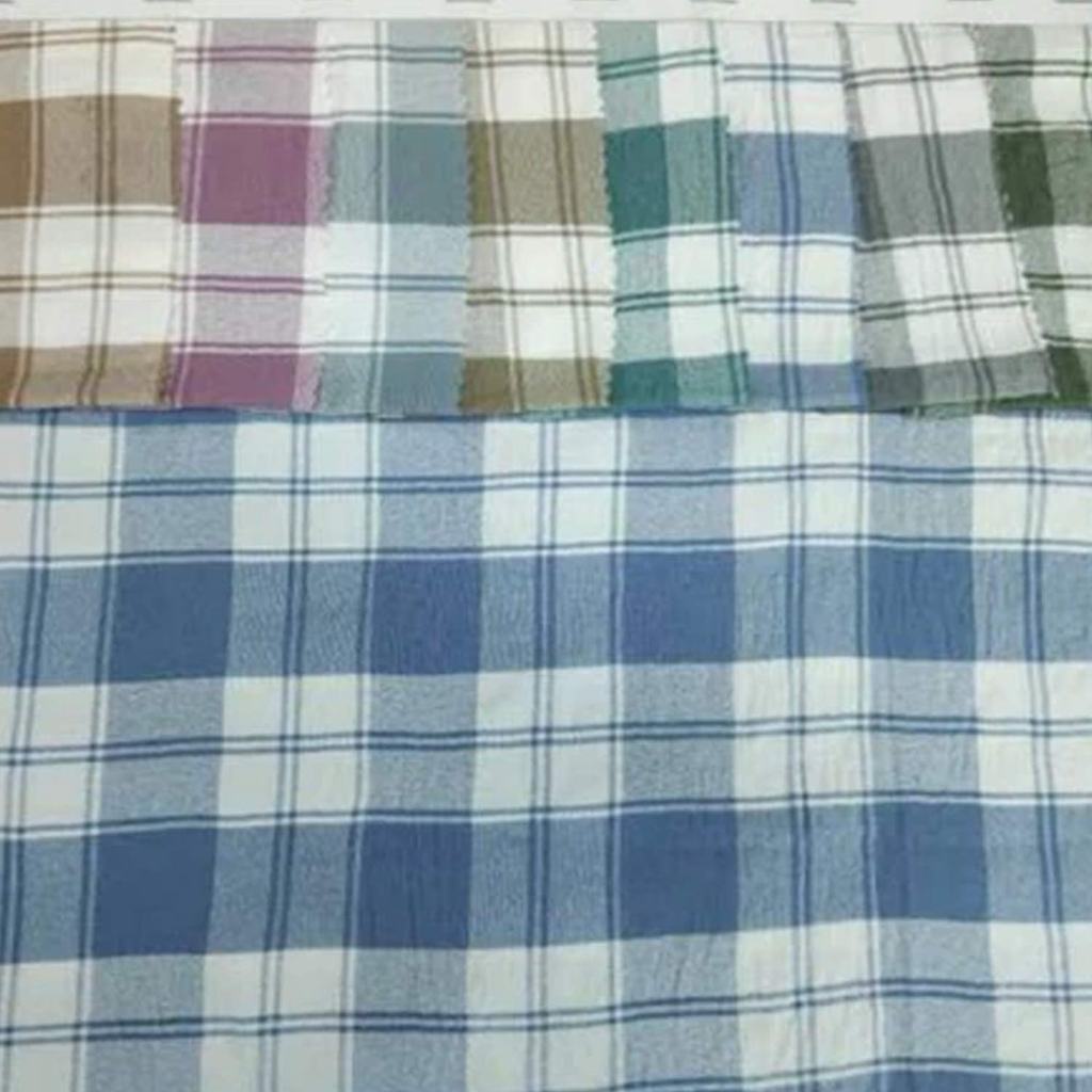 Kain Rayon Crinkle Premium – Bahan Bertekstur Eksklusif Lebar 150cm