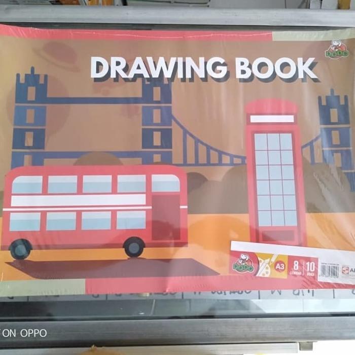 Grosir Sepak Buku Gambar Dodo A3 Besar 1Pak Isi 10Buku/Buku Gambar A3 Dodo/Drawing Book Dodo