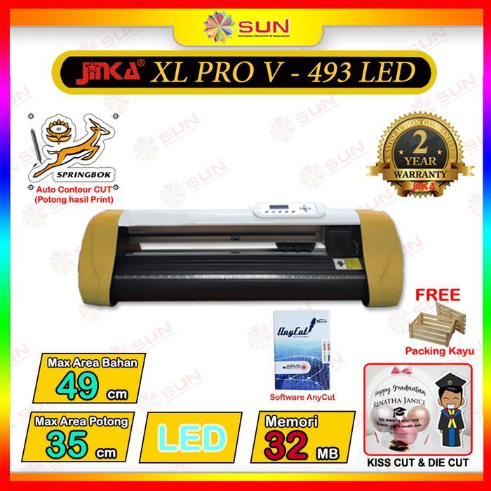 NEW PRODUK MESIN CUTTING STIKER JINKA A3+ XL PRO V 453 / 493 LED AUTO CONTOUR CUT THANKYOU & HAPPY