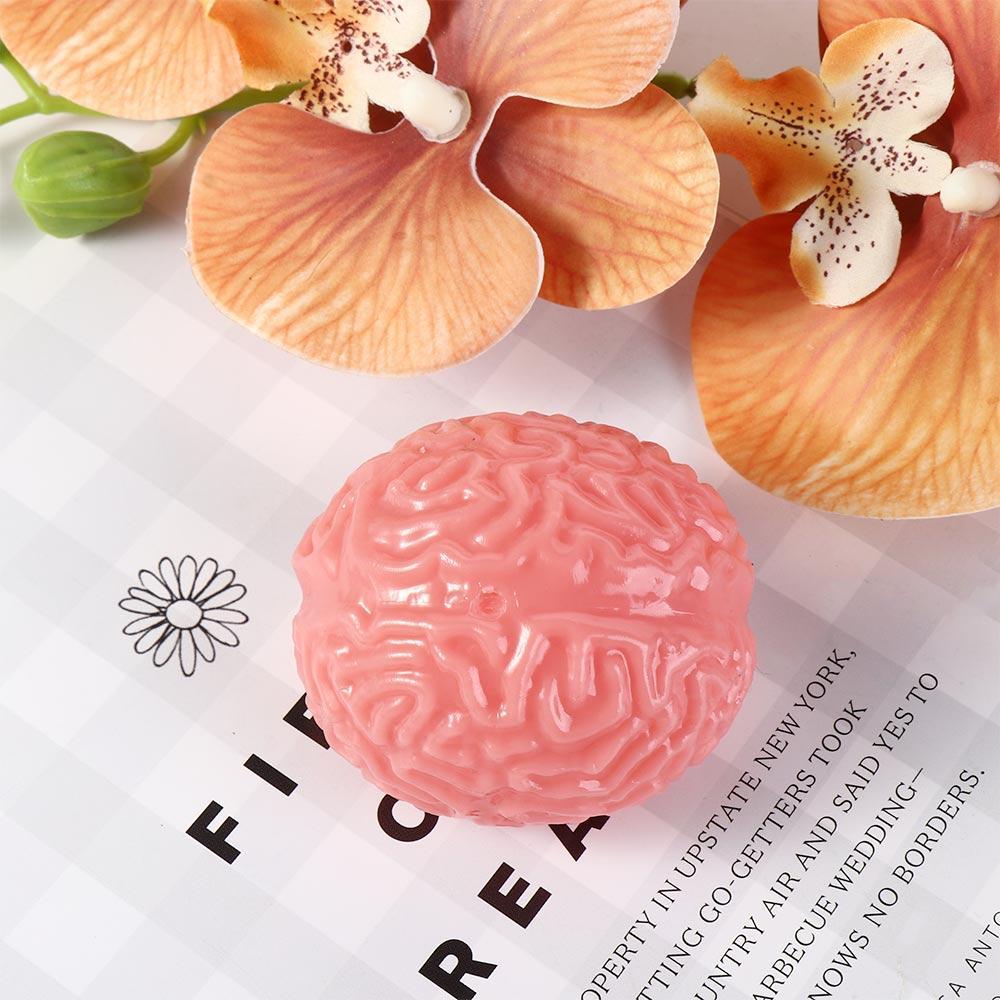 NEW Squeeze Ball Toys Soft TPR Simulation Brain Antistress Relief Hand Fidget Toy Stressball for