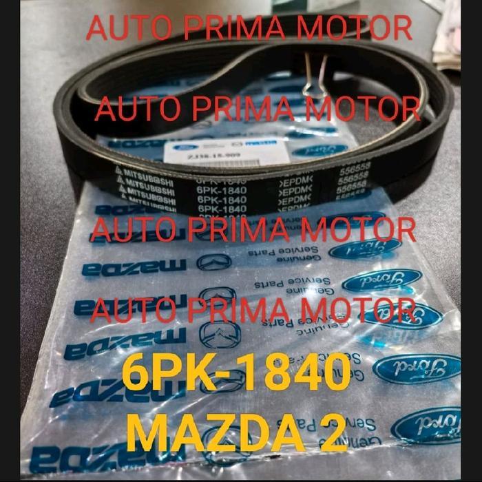 FAN VAN V BELT TALI KIPAS 6PK1840 MAZDA 2 MAZDA2 6PK-1840 PREMIUM