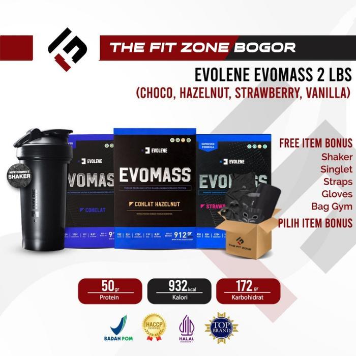 EVOLENE Evomass Gainer 2 Lbs 912 Gram Weight Gainer Evolene BPOM