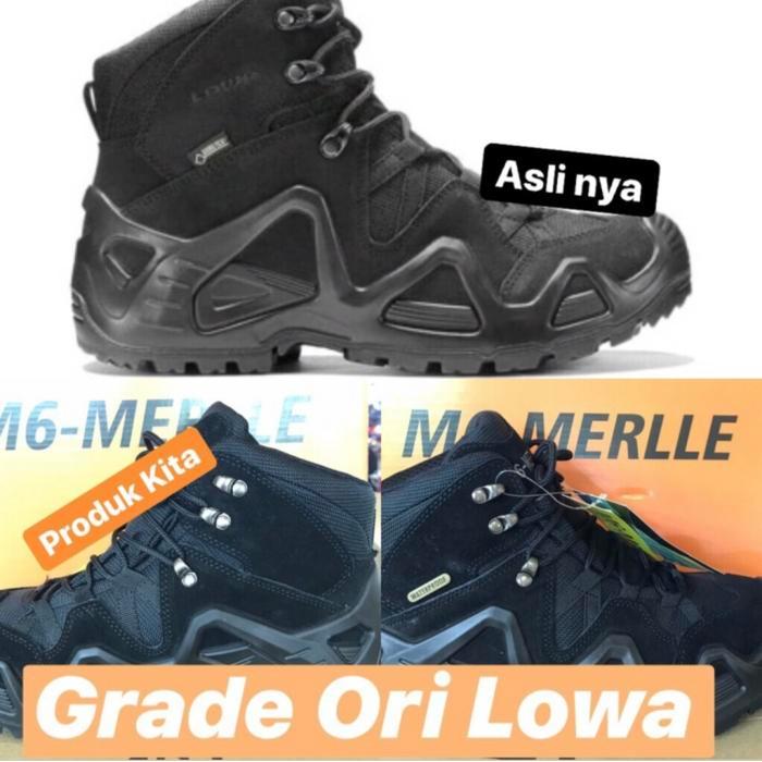 Terlaris M6-Merlle Zephyr Gtx Mid Tf Hiking Boots Pk Sepatu Tactical Shoe Best Quality
