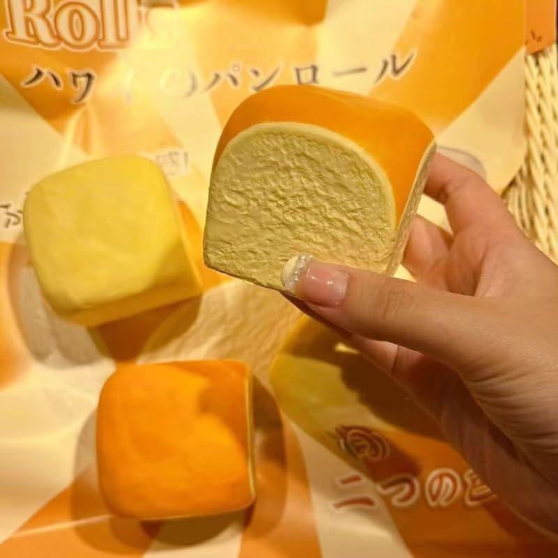 Simulation bread Squeeze Taba Squishy Toy Safety and health Food-grade silicone material Squeeze Toy