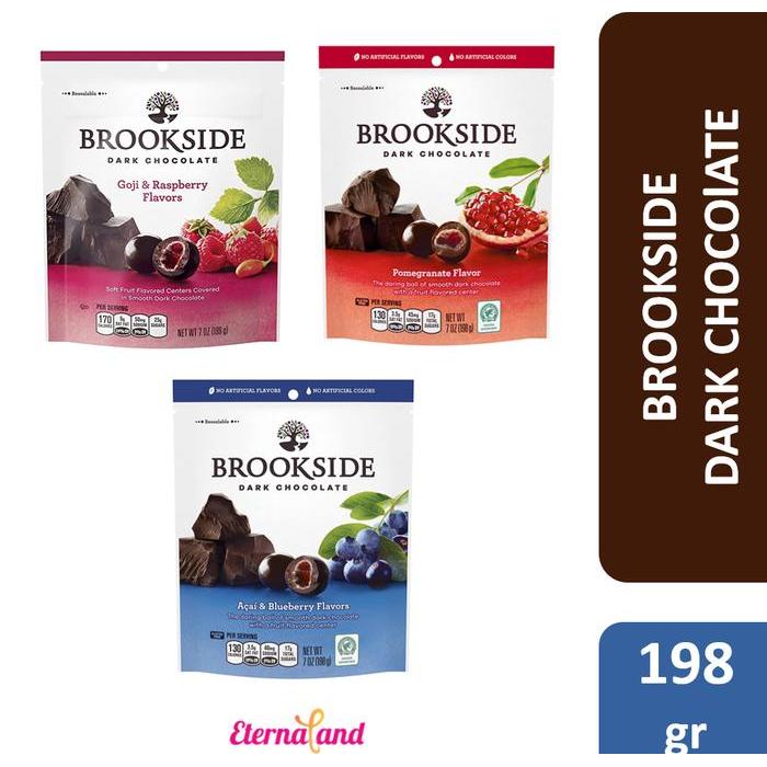 DISKON Brookside Dark Chocolate - cokelat brookside impor usa aneka rasa