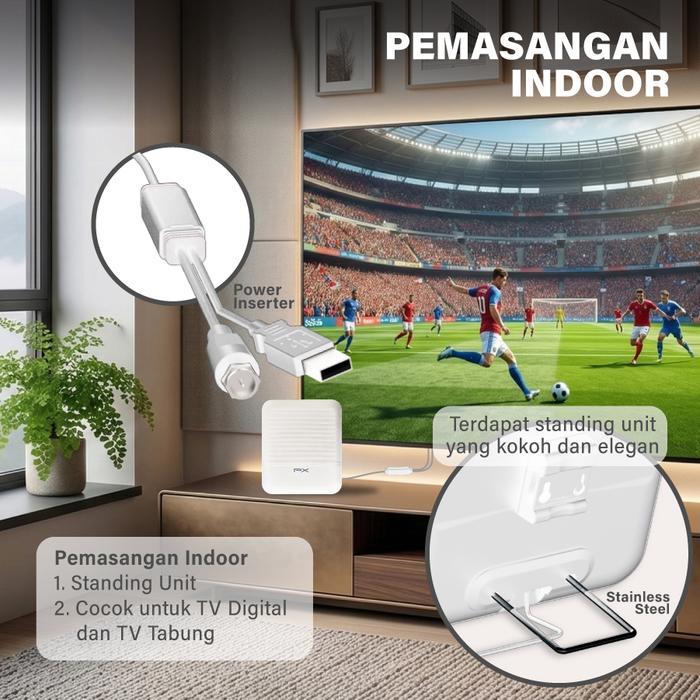 Terlaris Antena Tv Digital Indoor Outdoor Booster Antena Tv Digital Stb Tv Digital Tabung Antena