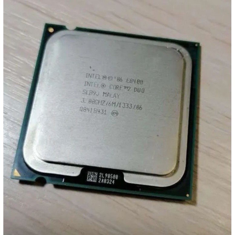 BESSELER TERSEDIA SIAP KIRIM, PROCESSOR INTEL CORE2DUO KENCENG E8400 UNTUK MAINBOARD G31 ATAU G41 SO