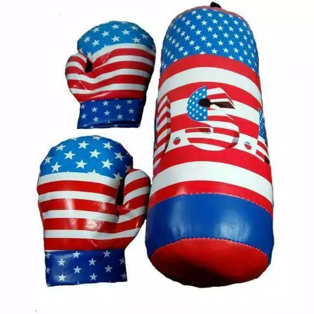 Samsak Tinju Anak - boxing captain america - olahraga bela diri Alat