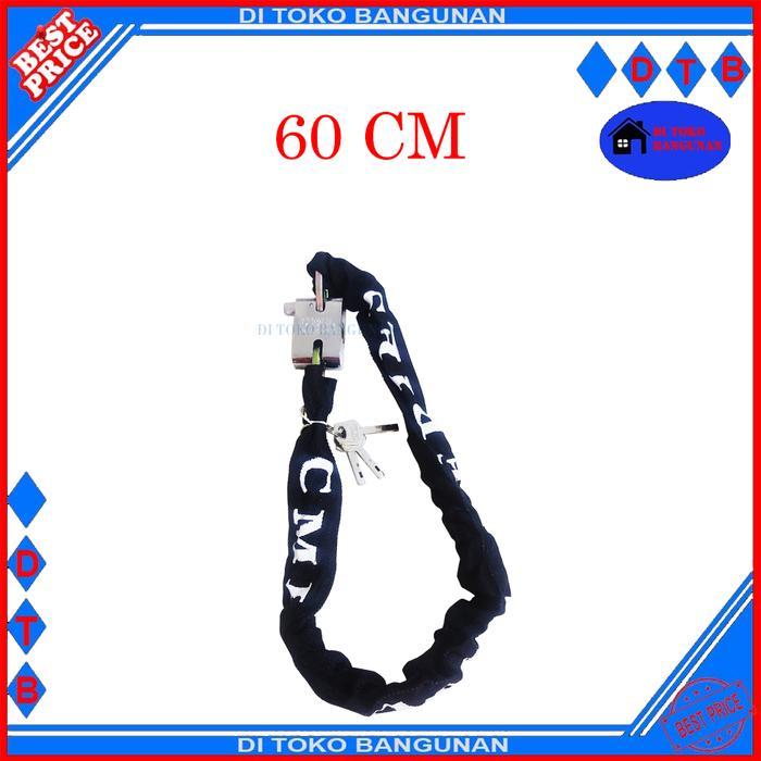 "New" Gembok rantai 60 - 80 - 100 cm Camel